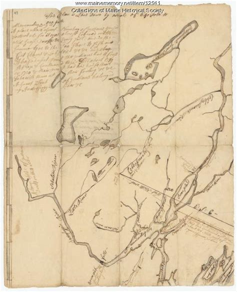 Plan of the Kennebec River, Nov. 1763 - Maine Memory Network