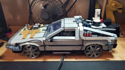 I 3D printed train wheels for the new Lego DeLorean set. Now I need to ...