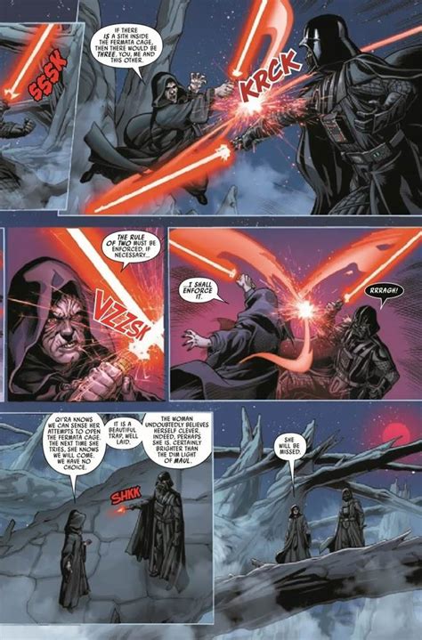 Comic Review - Emperor Palpatine and Darth Vader Confront Crimson Dawn ...