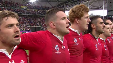 Welsh anthem ahead of France Quarter Final | The The Welsh Rugby Union ...