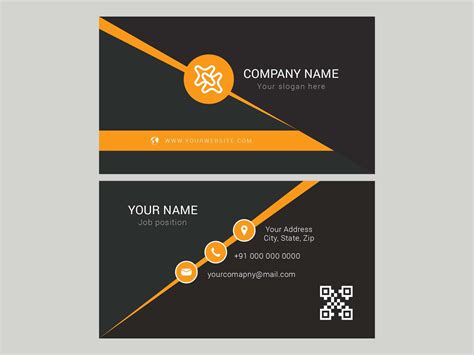 Name Card Template Ai | Free business card templates, Business card templates download, Business ...