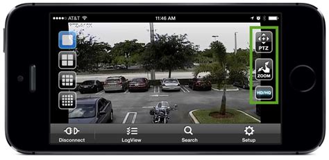 View Security Cameras from iPhone App