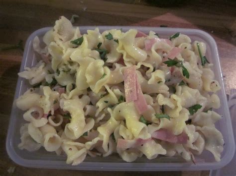 Mortadella Pasta Salad | Blue Sky and Bunting