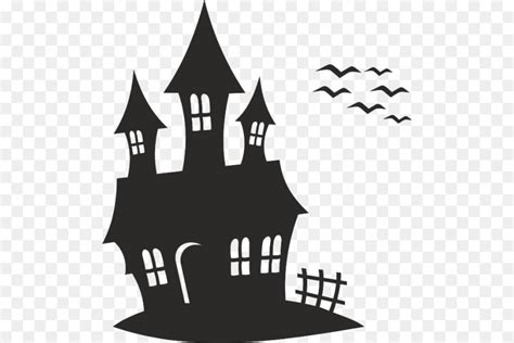 Halloween Haunted house Haunted attraction Howl-O-Scream - aux silhouette png download - 600*600 ...