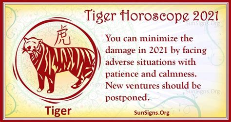 TIGER Chinese Zodiac Signs 2021: Predictions for Love, Money & Finance and Health | KnowInsiders