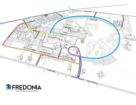 Campus Street Map | Fredonia.edu