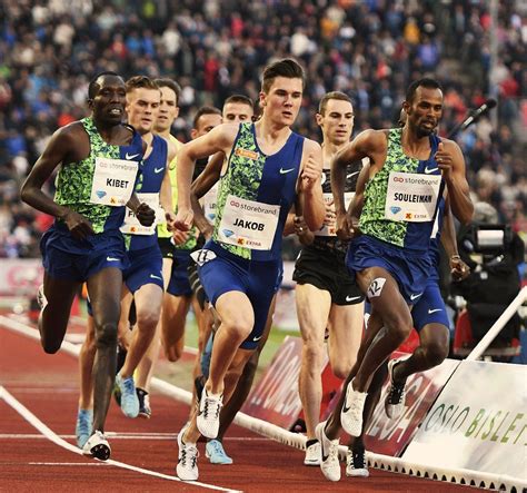 Jakob Ingebrigtsen Norway 6th place 3'.53''.04@Vincent Kibet Kenya 2nd ...