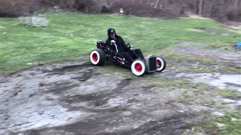 Wheelbarrow go kart - YouTube