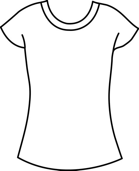 Clipart T Shirt Template