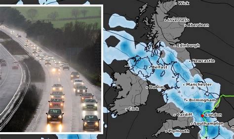 UK storm forecast: Thunderous downpours pummel UK as Atlantic blast wrecks hot weather | Weather ...