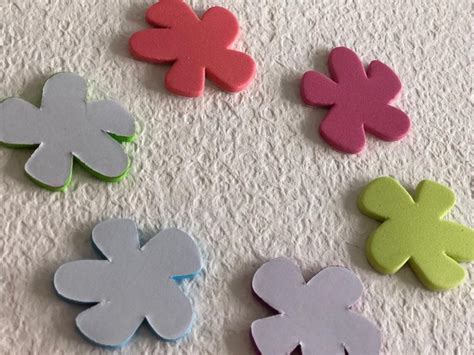 Foam Stickers,fun Foam Flowers,self-adhesive Flower Die Cut, Fun Foam Shapes, EVA Foam ...