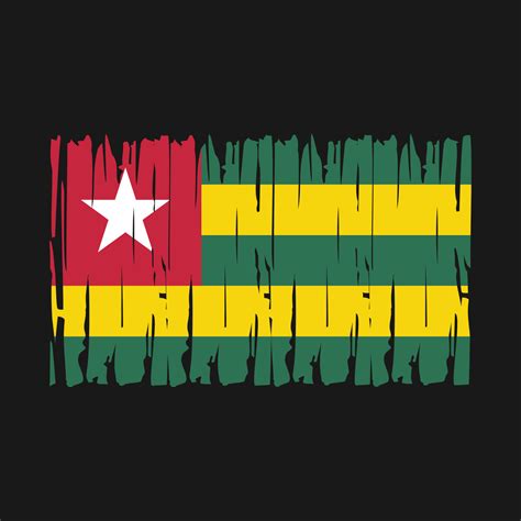 Togo Flag Vector 20356235 Vector Art at Vecteezy