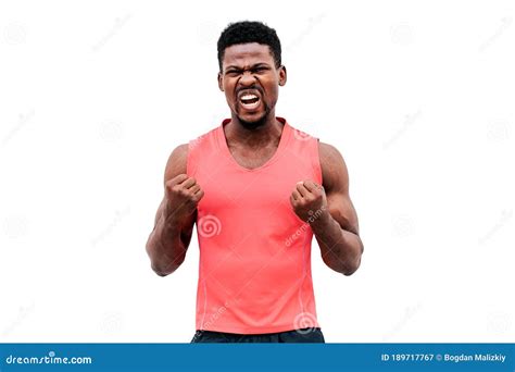 Annoyed African American Guy Screaming in Stress on White Background, Angry Man Nervous Stock ...