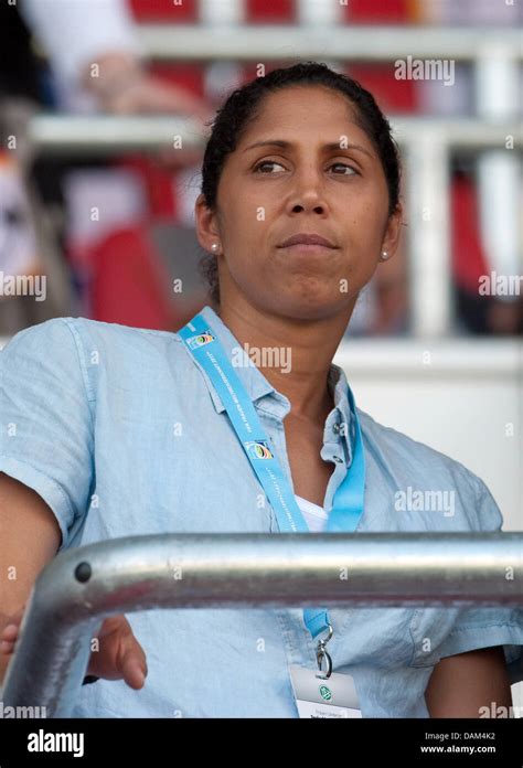 Steffi Jones, predsident of the organisation committee for the Women's World Cup 2011 and former ...