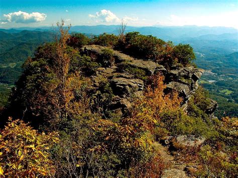 Hiking in Pinnacle Park, Sylva, North Carolina