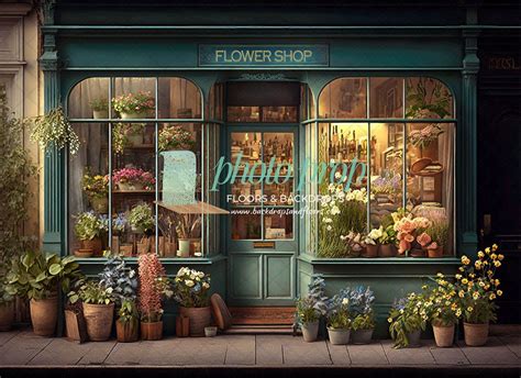 Surreal Flower Shop Photography Backdrop Plant Store, Market, Spring ...