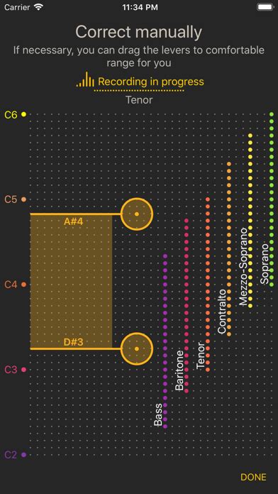 Vocal Range - Pitch Detector PC 버전: 무료 다운로드 - Windows 10,8,7 [한국어 앱]