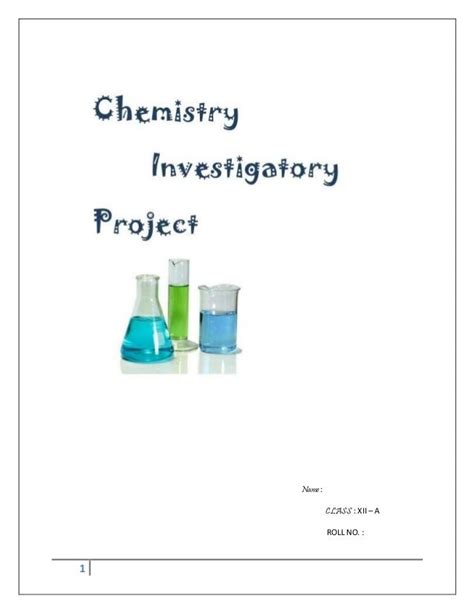 Chemistry investigatory project adultration in food stuffs