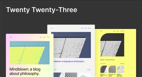 Twenty Twenty-Three – Documentation – WordPress.org