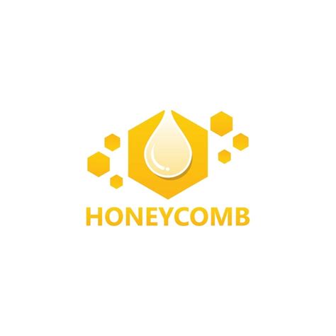 Premium Vector | Honeycomb logo template design