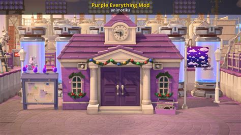 Purple Everything Mod [Animal Crossing: New Horizons] [Mods]