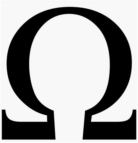 God Of War Omega Symbol Png Clipart Black And White - Greek Mythology ...