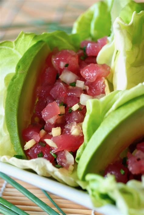 Ahi Tuna Tartare Recipe with Ginger | Cooking On The Weekends