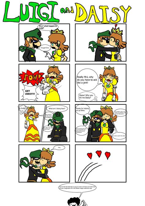 Luigi x Daisy-valentine's day by Blazeingman on DeviantArt