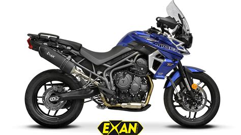 Triumph Tiger 800 XR: i nuovi scarichi Exan Euro 4, i prezzi