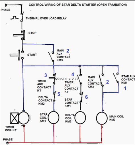 Dol Star Delta Circuit Diagram