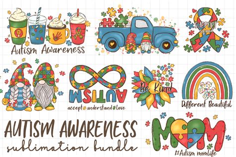 Autism Awareness Bundle Png Graphic by Owlsome.art · Creative Fabrica