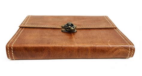 Vintage Leather Journal With Lock for Men and Woman 5x7'' Inch/ Unlined ...