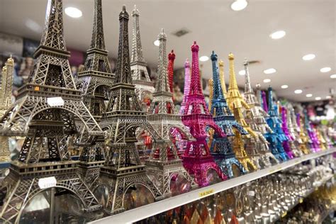 Eiffel tower souvenirs stock photo. Image of horizontal - 20687224