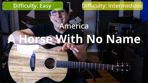 A Horse With No Name acoustic cover and tutorial - YouTube