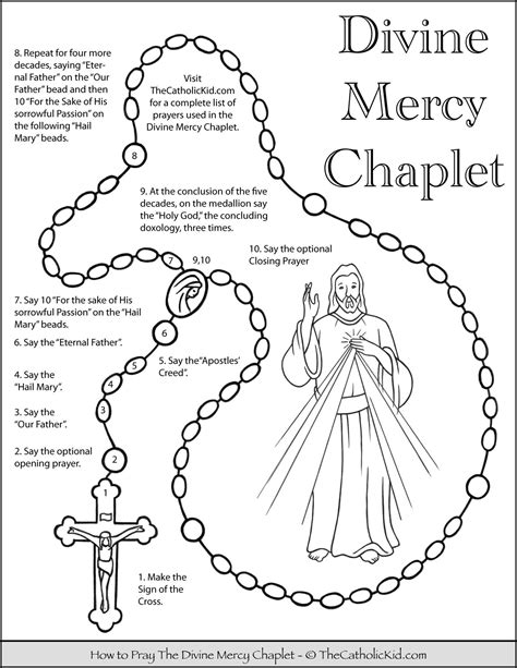 Divine Mercy Coloring Pages - The Catholic Kid