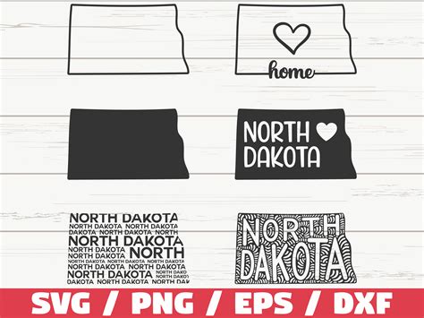 Papercraft Card Making & Stationery PDF North Dakota decal digital ...