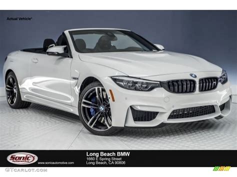 2018 Mineral White Metallic BMW M4 Convertible #120306655 Photo #4 ...