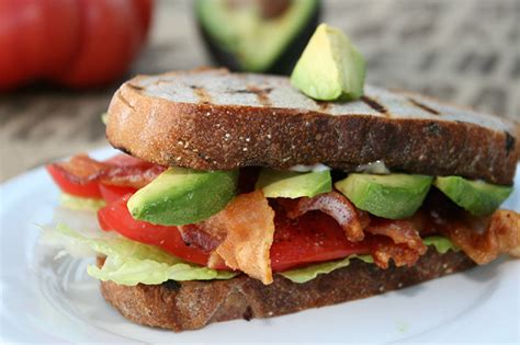 BLAT (Bacon-Lettuce-Avocado-Tomato) Sandwich - Amazing Sandwiches ...