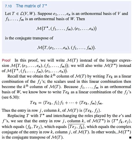 linear algebra - Conjugate transpose of matrix is the adjoint intuition ...