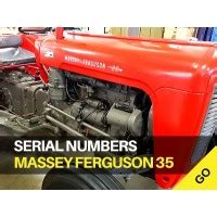 Massey Ferguson 135 Serial Numbers