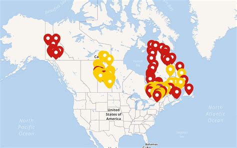 Canadian First Nations Map