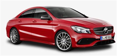 Red Mercedes Benz Cla Car Png Image - Mercedes C Class Red Transparent ...