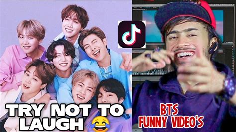 Reaction 0n😂BTS Funny Tiktok Videos In Hindi |Try Not To Laugh |#Bts Funny Tiktok Compilation ...