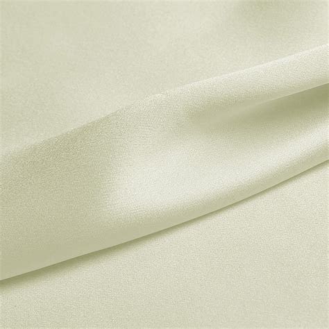 Cream Color Charmeuse Fabric Pure Silk Fabrics for Fashion | YTFabric.com