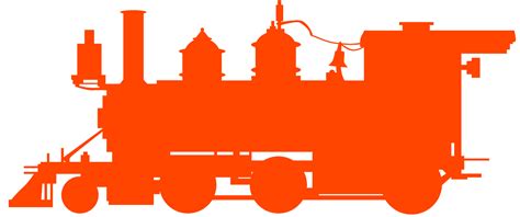 Steam Train Silhouette | Free vector silhouettes