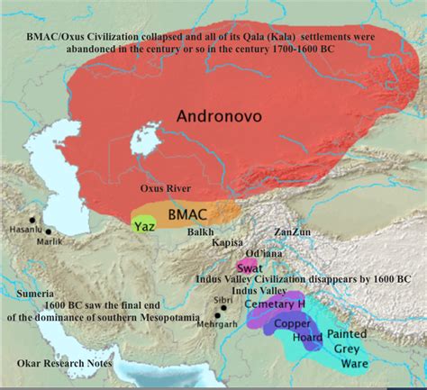 Okar Research: BMAC/Oxus Civilization.....1600 BC