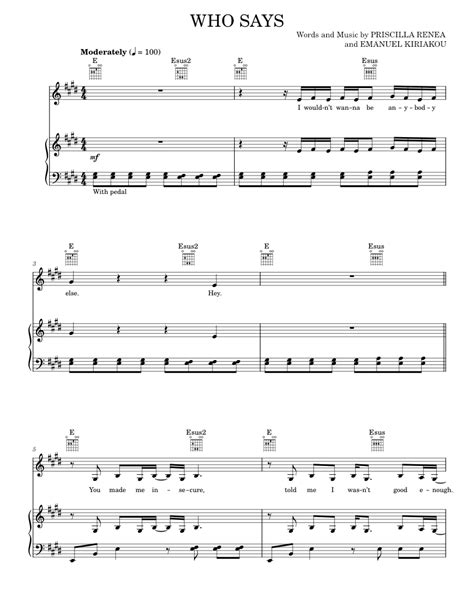 who says Sheet music for Piano, Vocals by Selena Gomez Official ...