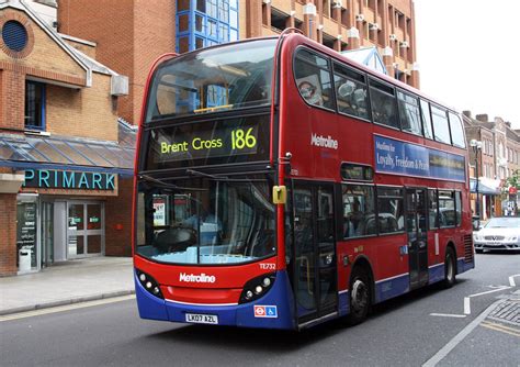 London Bus Routes | Route 186: Brent Cross - Northwick Park Hospital | Route 186, Metroline ...