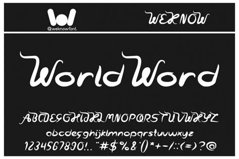 World Word FONT Download