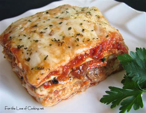 Roasted Vegetable Lasagna | For the Love of Cooking